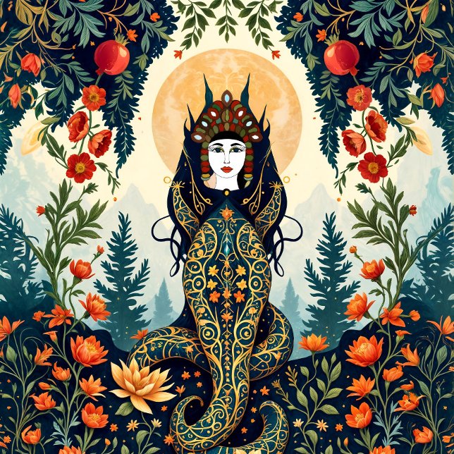 Cortina Para Box Cortina de Chá de mitologia Shahmaran - Mística (Criador carregado)