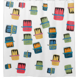 Cortina Para Box Cortina de Chá de Peixe