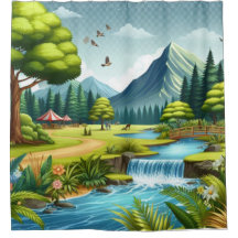 Cortina de Chá de Rótulos Selvagens de Raios Marin