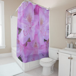 Cortina Para Box Cortina de Chá Floral Rosa Vibrante