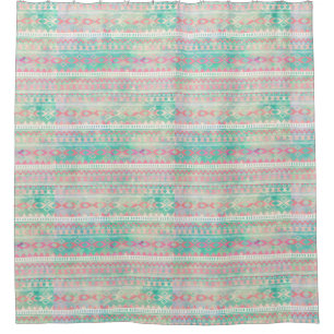 Cortina Para Box Cortina de chá/Impressão Nativo Americano