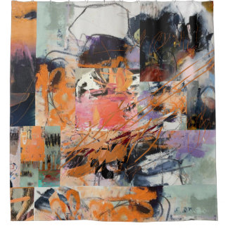 Cortina Para Box cortina de chá impressionante com design abstrato