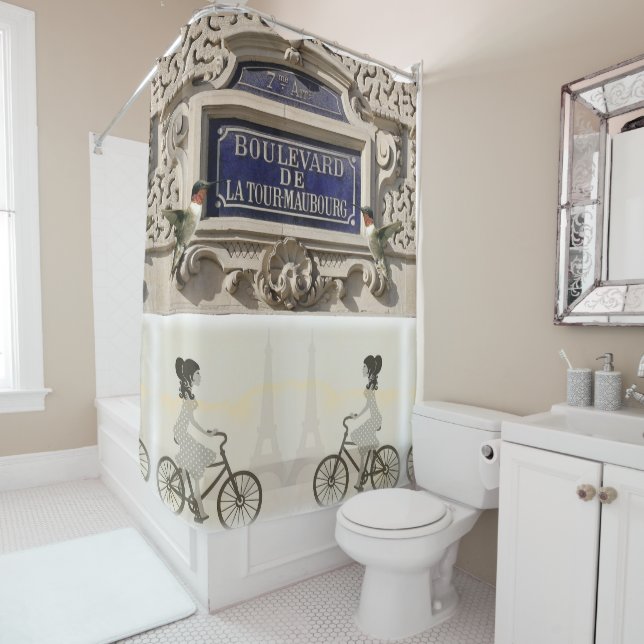 Cortina Para Box Cortina de chá, Paris, França, (In Situ)