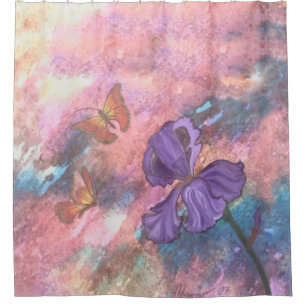 Cortina Para Box Cortina de chá Pastel dos monarca