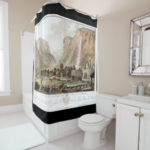 Cortina Para Box Cortina de chá suíça da cachoeira da região