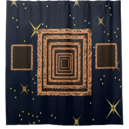 Cortina Para Box Cortina de chuva azul-espelho