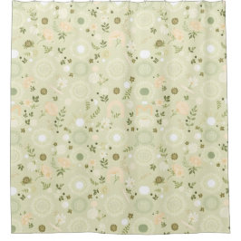 Cortina Para Box Cortina do Chá Boho Chic Sage - Relaxado e Terra