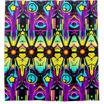 Cortina do Chá de Arte Retroativa - Vibrante e Rep