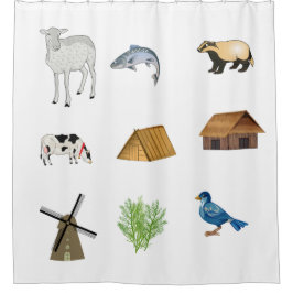 Cortina Para Box Cortina do Chá fazenda