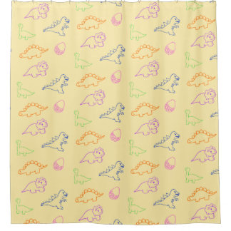 Cortina Para Box cortinas de chá de dinos