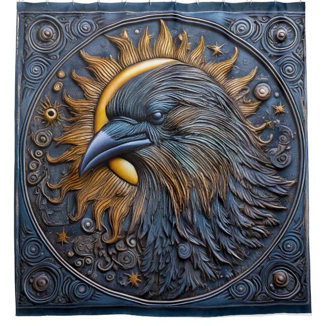 Cortina Para Box Corvos Cósmicos 01 (Frente)