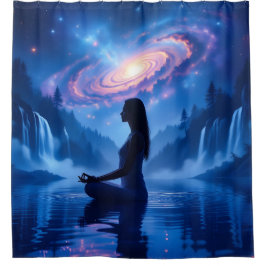 Cortina Para Box Cosmic Serenity Shower Curtain