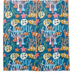 Cortina Para Box Costume da vida marinha dos peixes & do coral do
