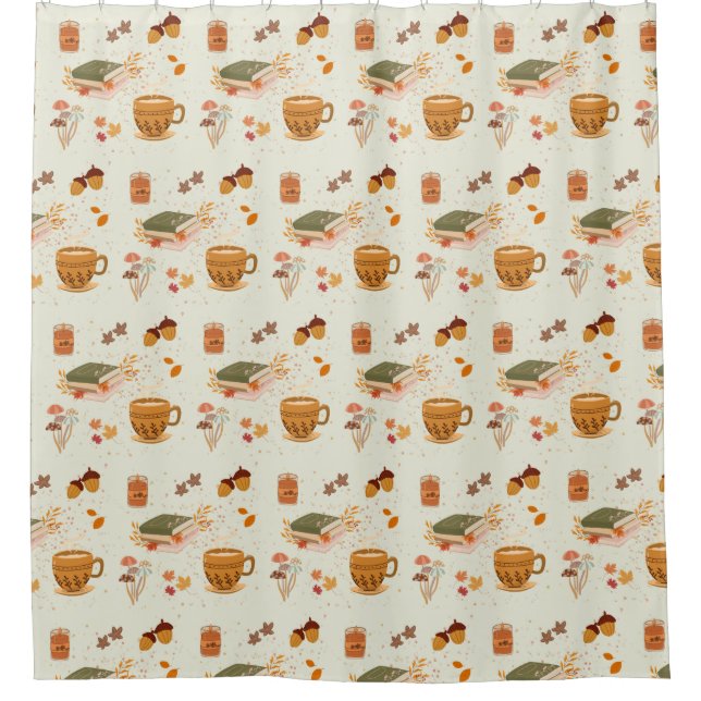 Cortina Para Box Cozy Fall (Frente)