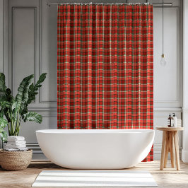 Cortina Para Box Cozy Tartan Curtain Traditional Holiday Gift Look