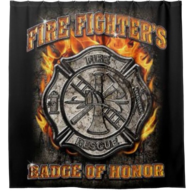 Cortina Para Box Crachá De Honra (Frente)