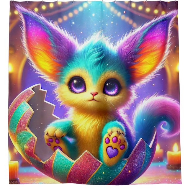 Cortina Para Box Criatura Cuta (Frente)