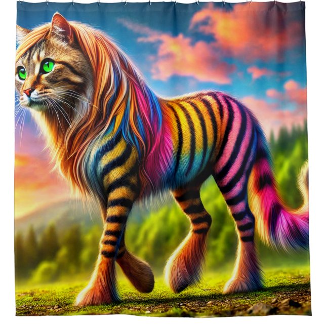 Cortina Para Box Criatura de fantasia (Frente)