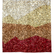 Cristais em Earthtones, camadas