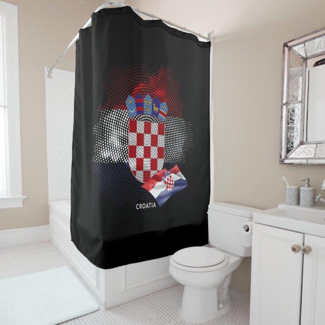 Cortina Para Box Croatia flag (In Situ)