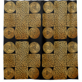 Cortina Para Box Cruz de Knotwork do céltico