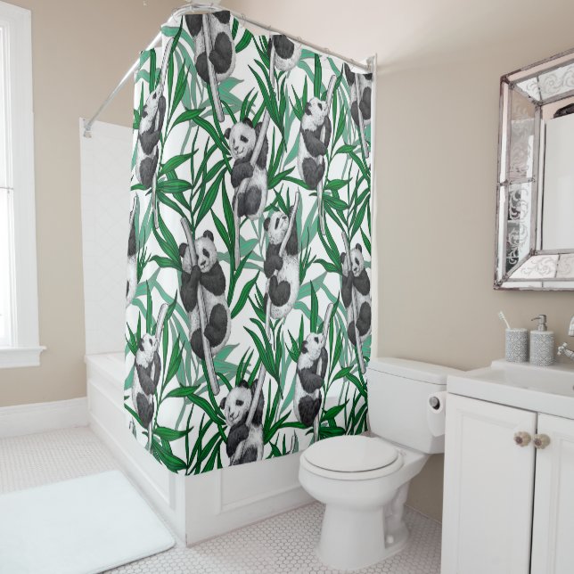 Cortina Para Box Cubos de pano em (In Situ)