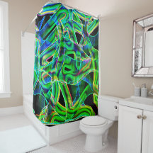 Curvas em forma de fita, alivio ou neon colorido e