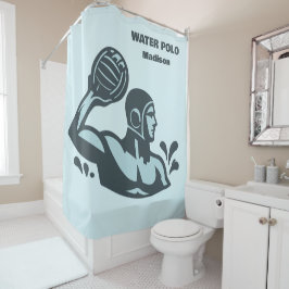 Cortina Para Box Custom Name Water Polo