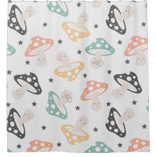 Cortina Para Box Cute Cogumelo Kawaii