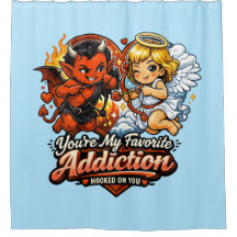Cute Devil & Angel Dia dos Namorados Amor Design