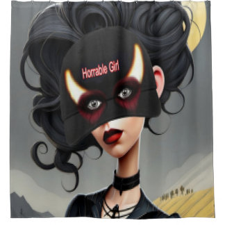 Cortina Para Box Cute Horrible girl 