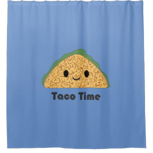 Cortina Para Box Cute Kawaii Taco Time Taco