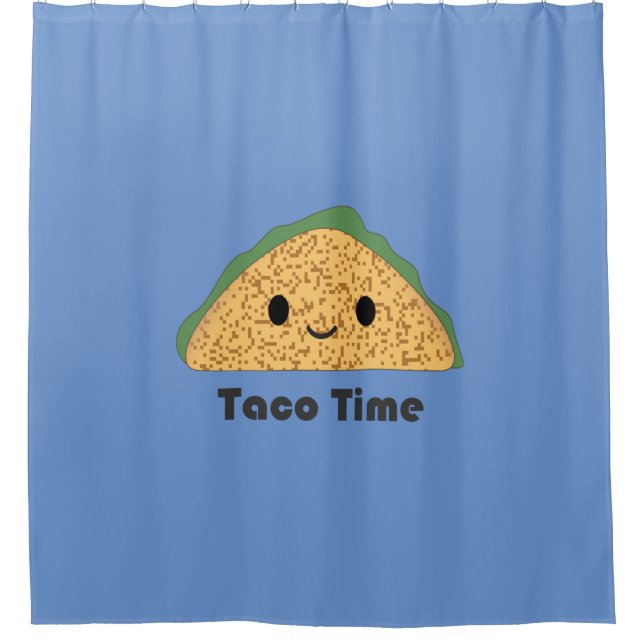 Cortina Para Box Cute Kawaii Taco Time Taco (Frente)