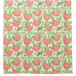 Cortina Para Box Cute Strawberry Garden 