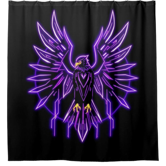 Cortina Para Box Cyber Eagle – Wächter der Zukunft (Frente)