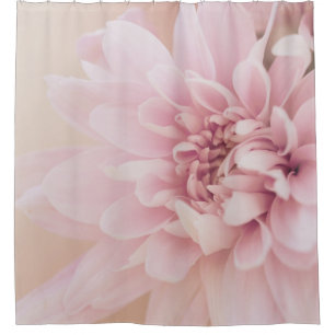 Cortina Para Box Dahlia flor, creme cor-de-rosa e floral