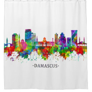 Cortina Para Box Damascus Syria Skyline