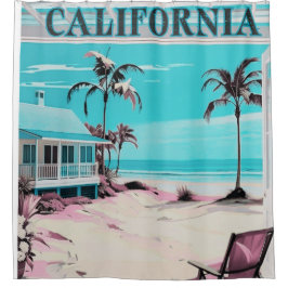 Cortina Para Box decor de casa na praia de Los Angeles california