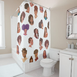 Cortina Para Box Decor do quarto de banho do Milênio