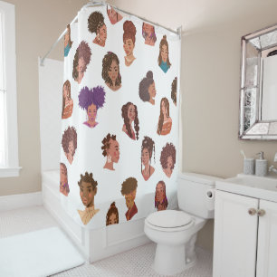 Cortina Para Box Decor do quarto de banho do Milênio