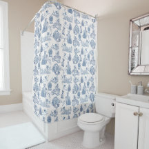 Decoração de Toile Francesa Azul para Jack Russell