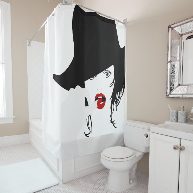 Cortina Para Box Dedo na boca (In Situ)