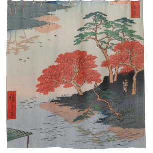Cortina Para Box Dentro Akiba Shrine Vintage Ukiyo-e Arte Japonesa
