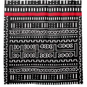 Cortina Para Box Desenhista Mudcloth