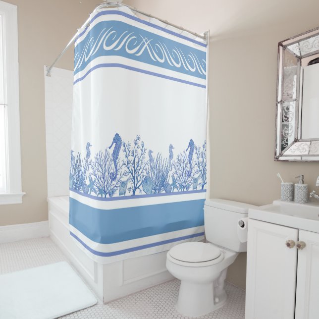 Cortina Para Box Design azul-marinho (In Situ)