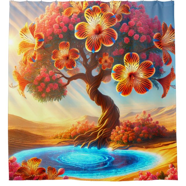 Cortina Para Box Design de ventilador (Frente)