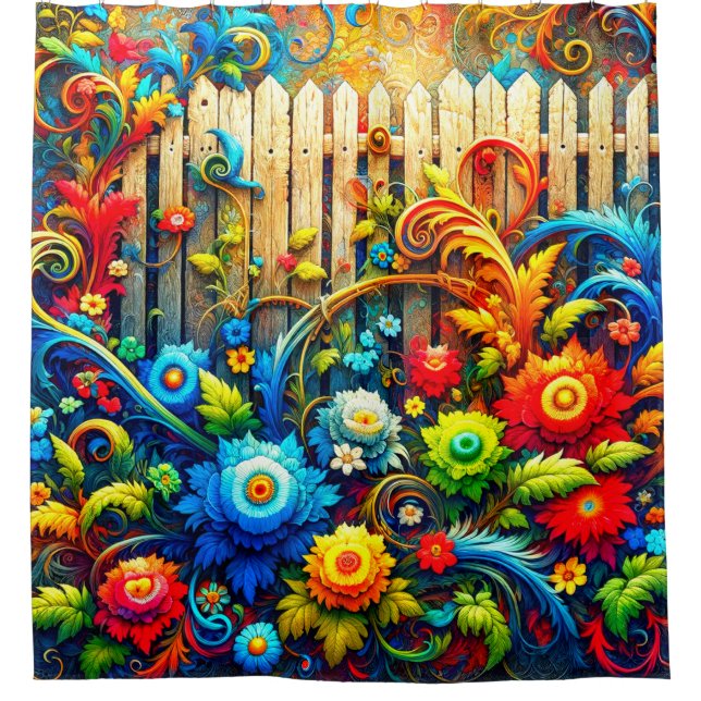 Cortina Para Box Design de ventilador (Frente)