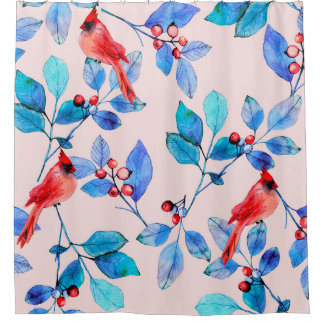 Cortina Para Box design padrão do caleidoscópio vermelho abstrato