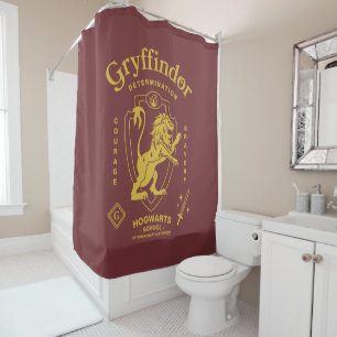 Cortina Para Box Determinação Coragem Bravura Brasão GRYFFINDOR™