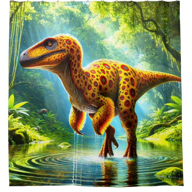 Cortina Para Box Dinossauro (Frente)